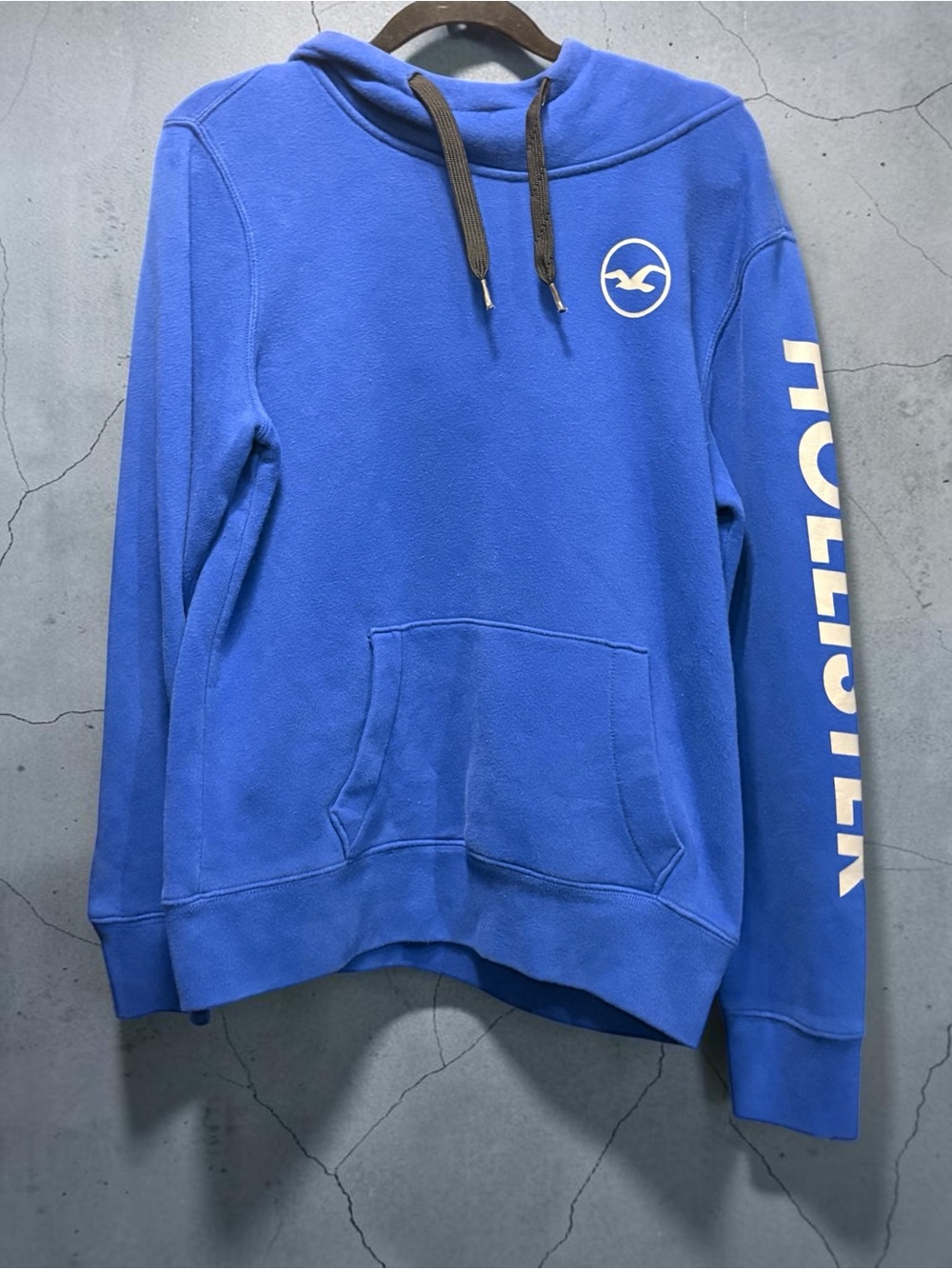 Hollister Royal Blue Crewneck Logo Pullover